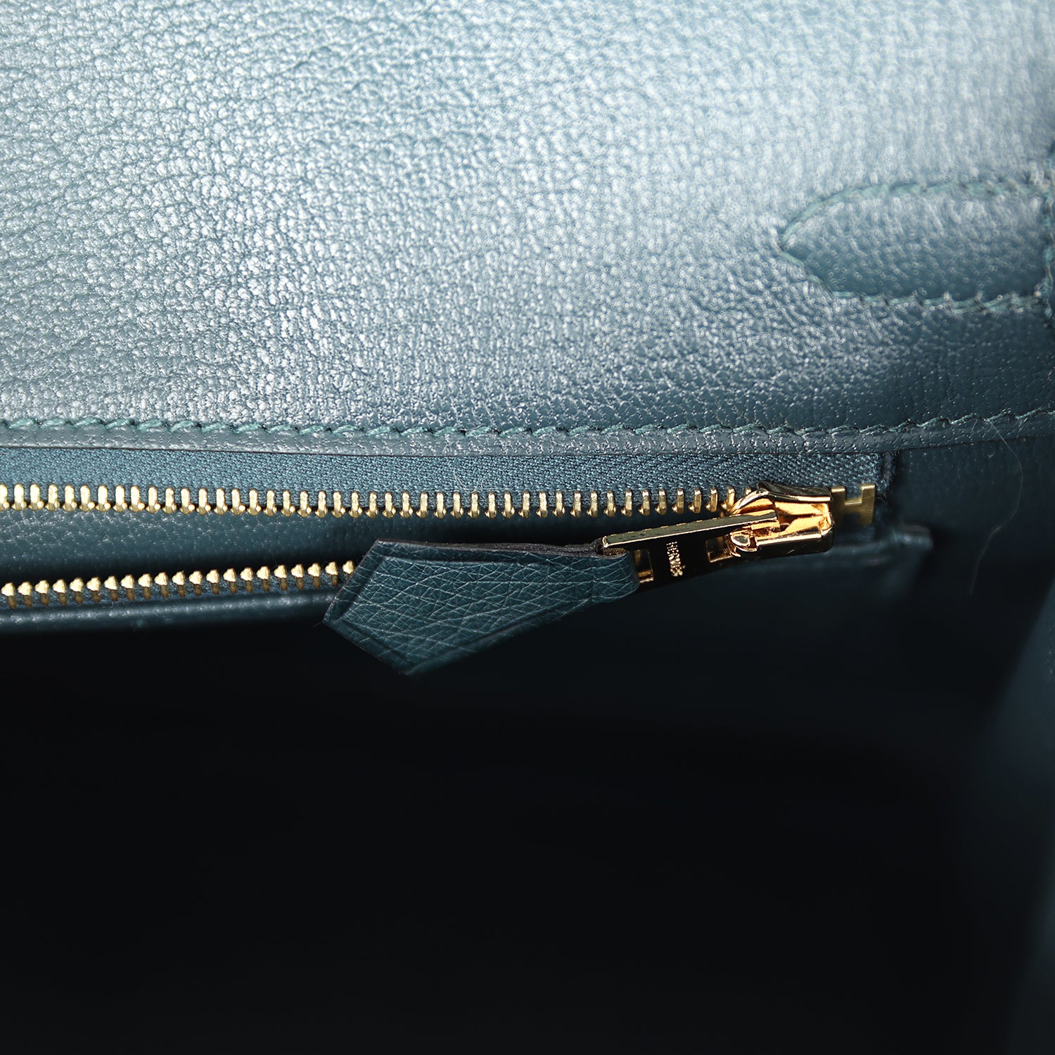 Hermes Birkin 25 Vert Cypres Ostrich Gold Hardware - Image 8