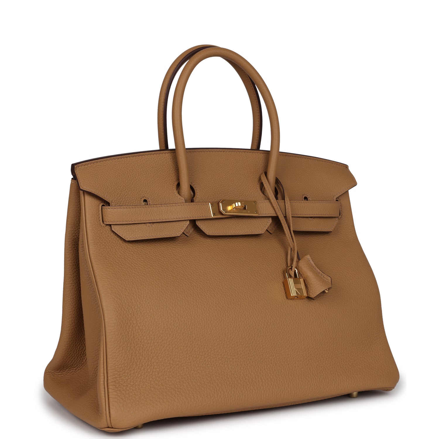 Hermes Birkin 35 Biscuit Togo Gold Hardware - Image 3