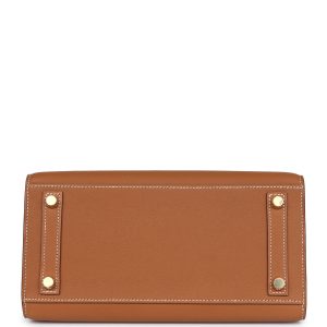Hermes Birkin Sellier 25 Gold Epsom Gold Hardware