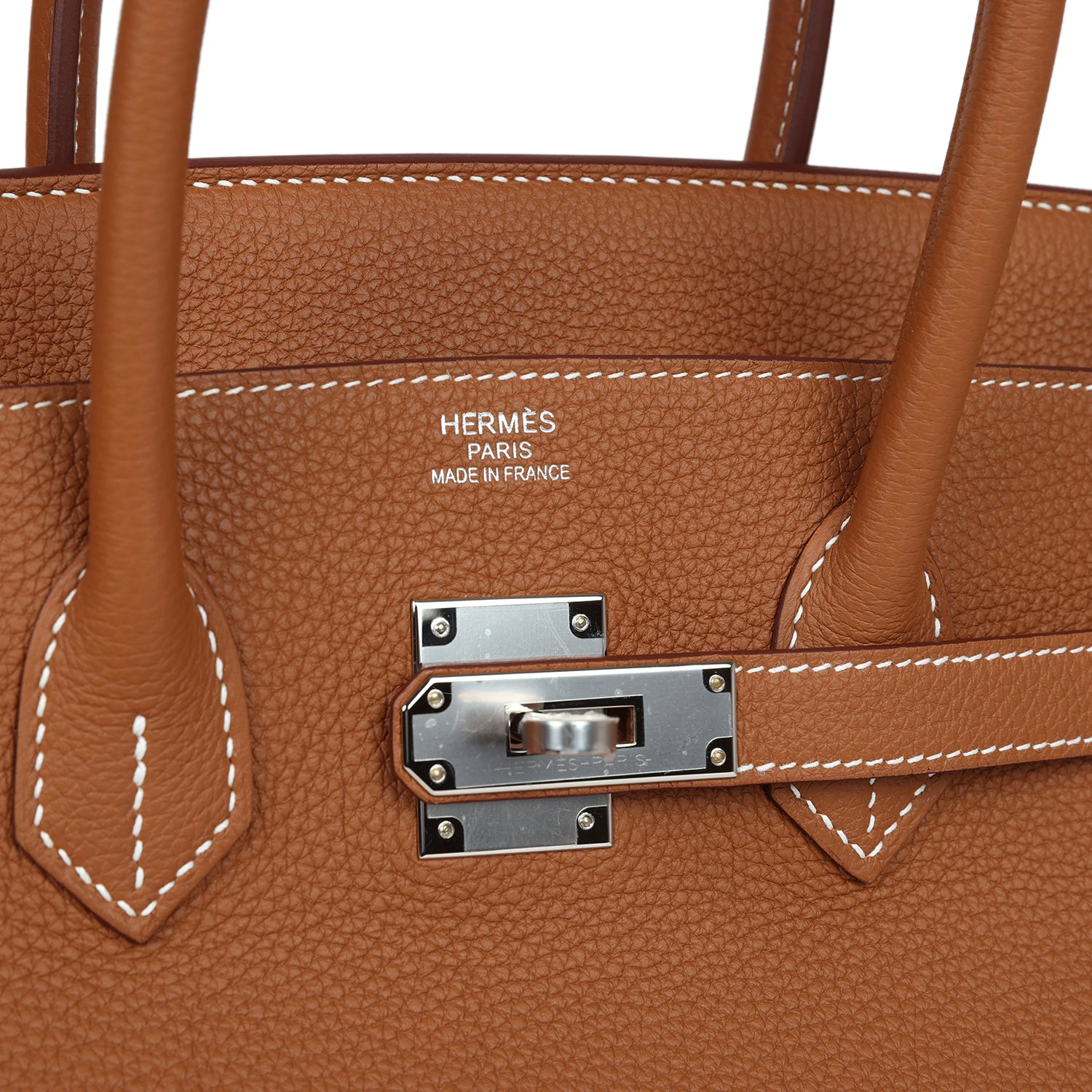 Hermes Birkin 35 Gold Togo Palladium Hardware - Image 4