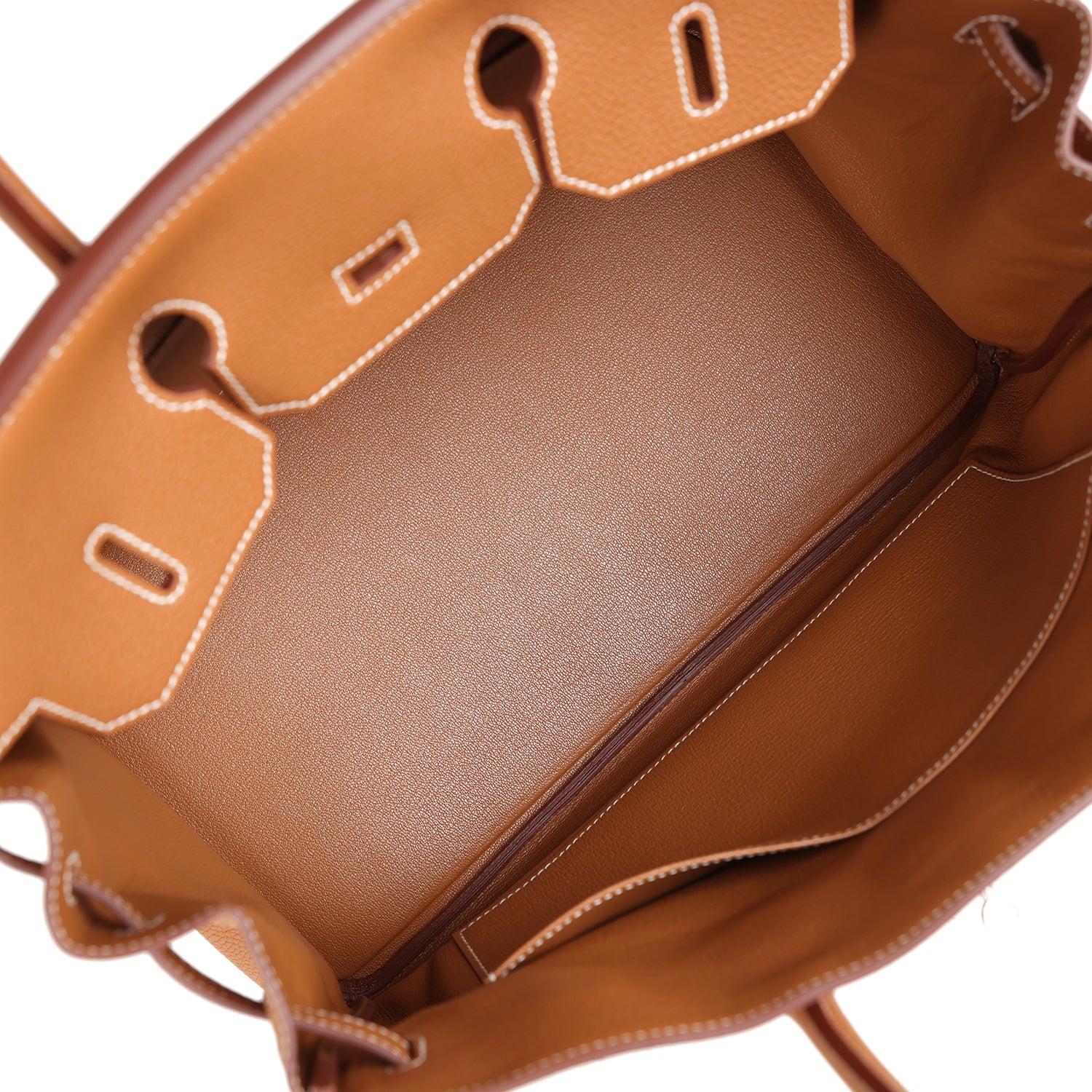 Hermes Birkin 35 Gold Togo Palladium Hardware - Image 3