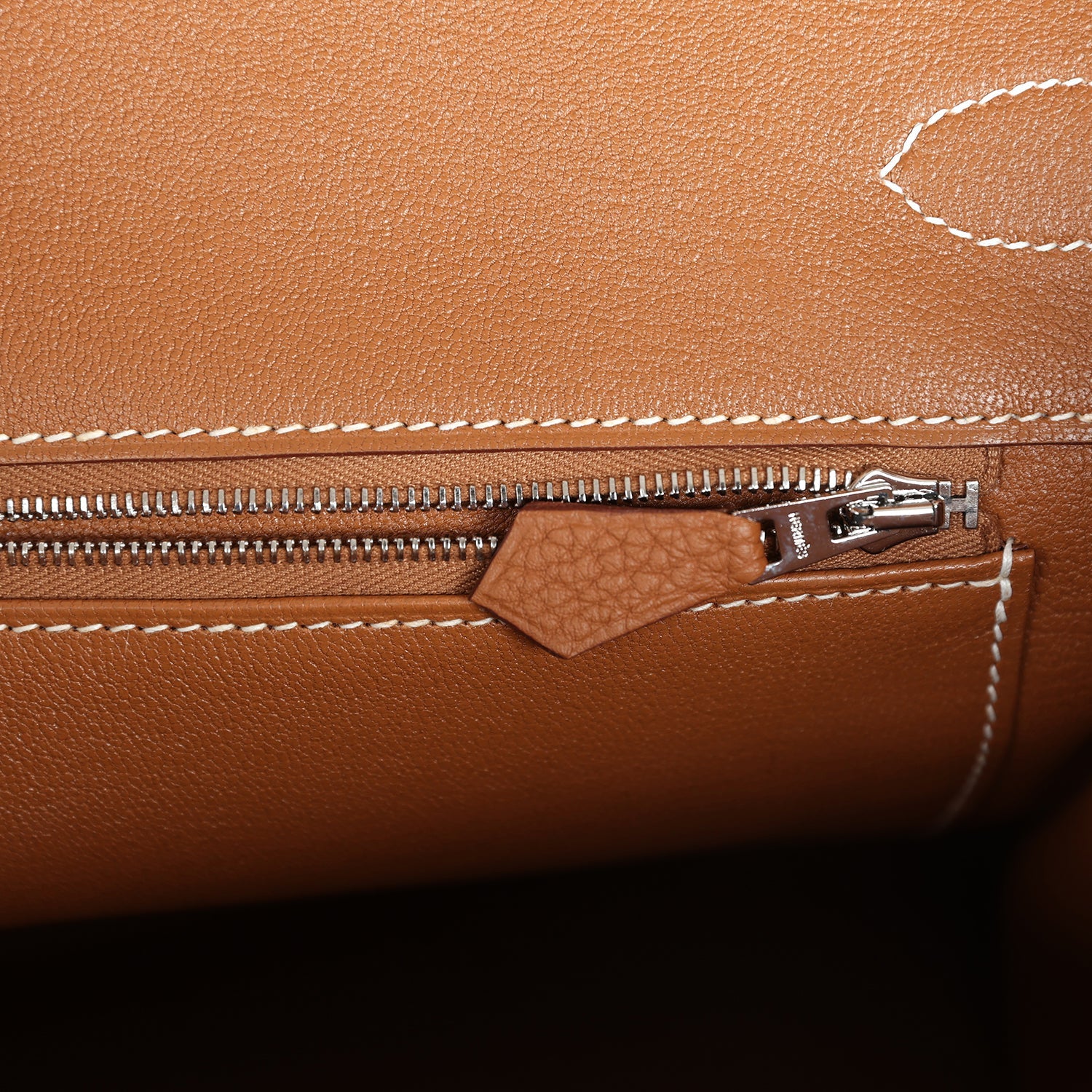 Hermes Birkin 35 Gold Togo Palladium Hardware - Image 5