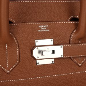 Hermes Birkin HAC 40 Gold Togo Palladium Hardware