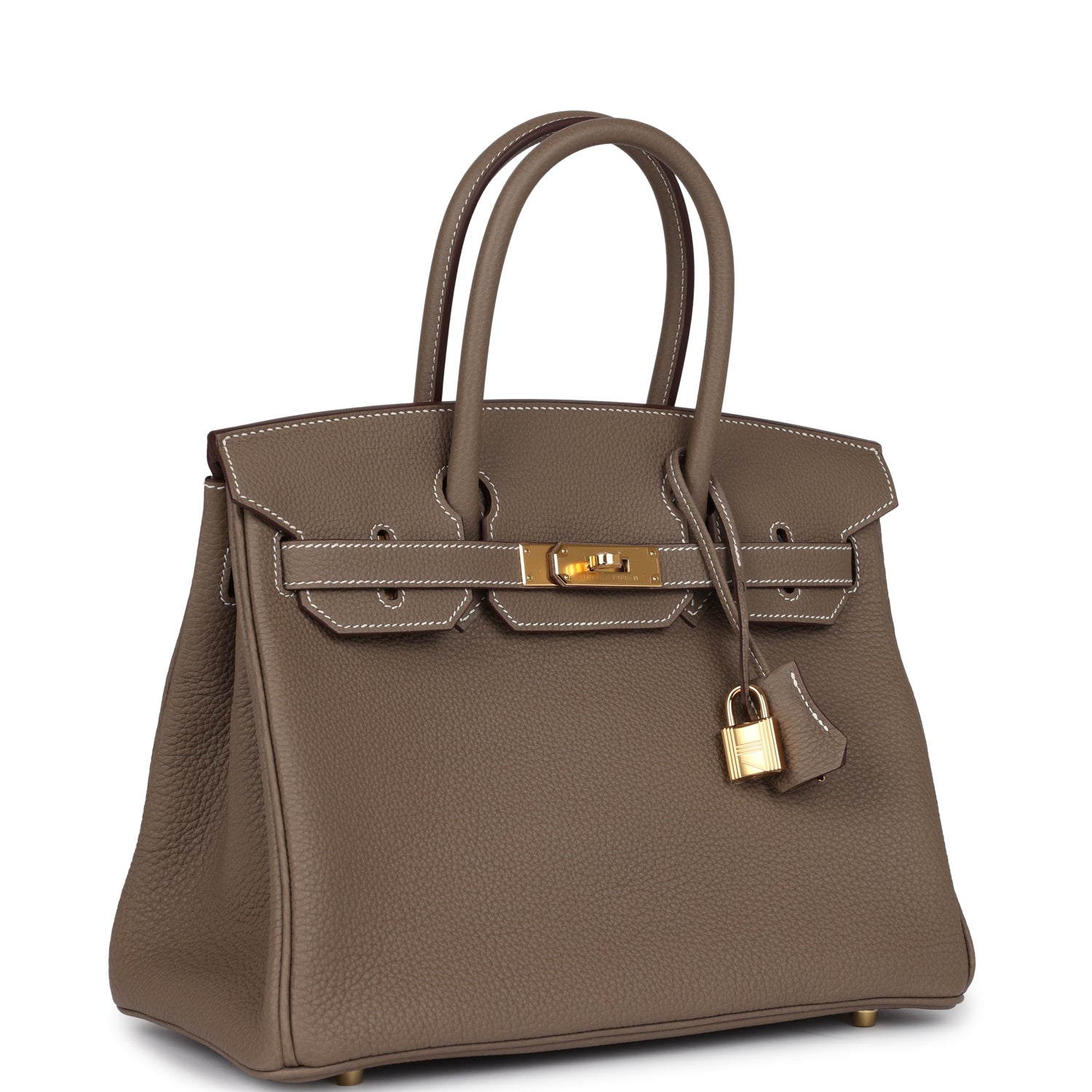 Hermes Birkin 30 Etoupe Togo Gold Hardware - Image 6