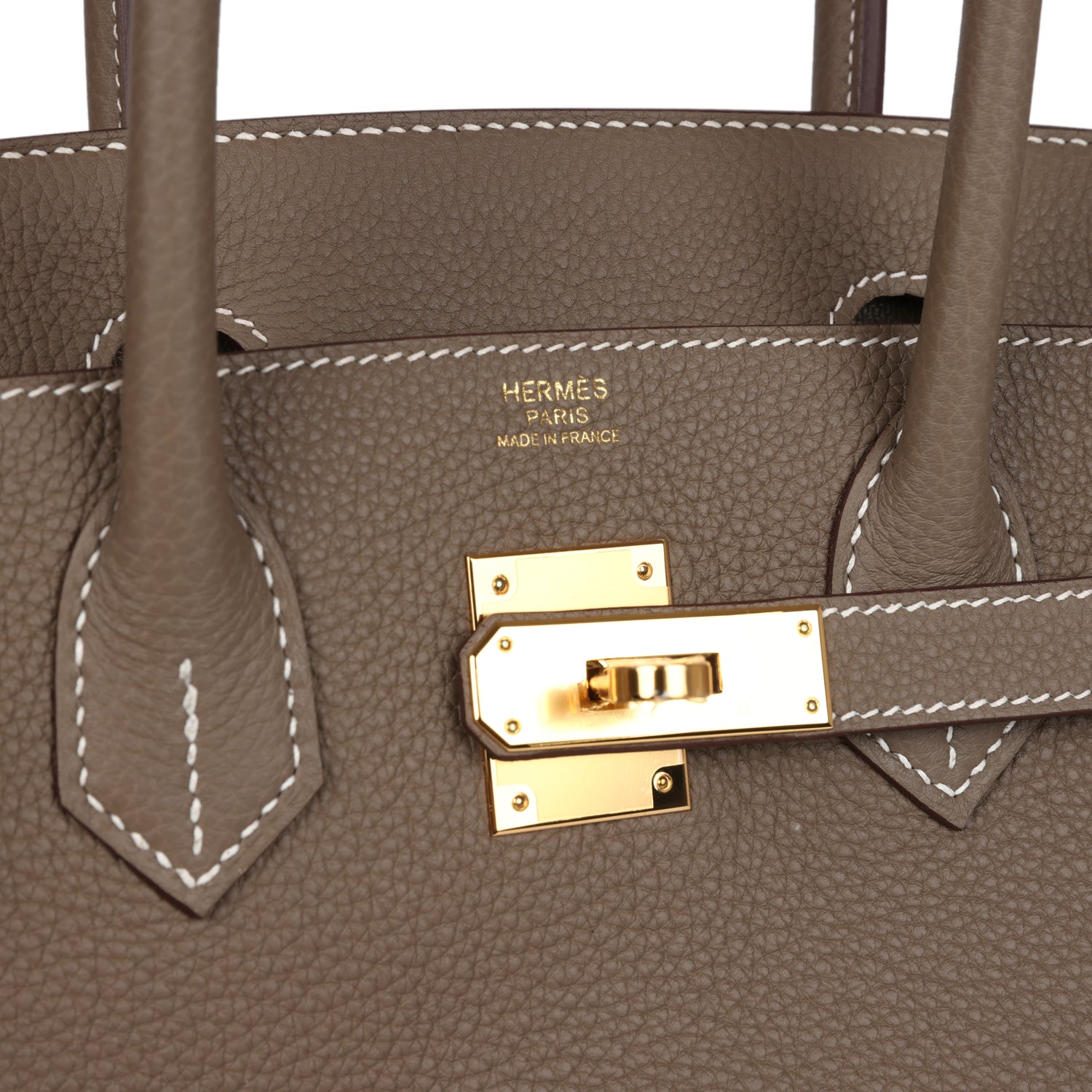 Hermes Birkin 30 Etoupe Togo Gold Hardware - Image 3