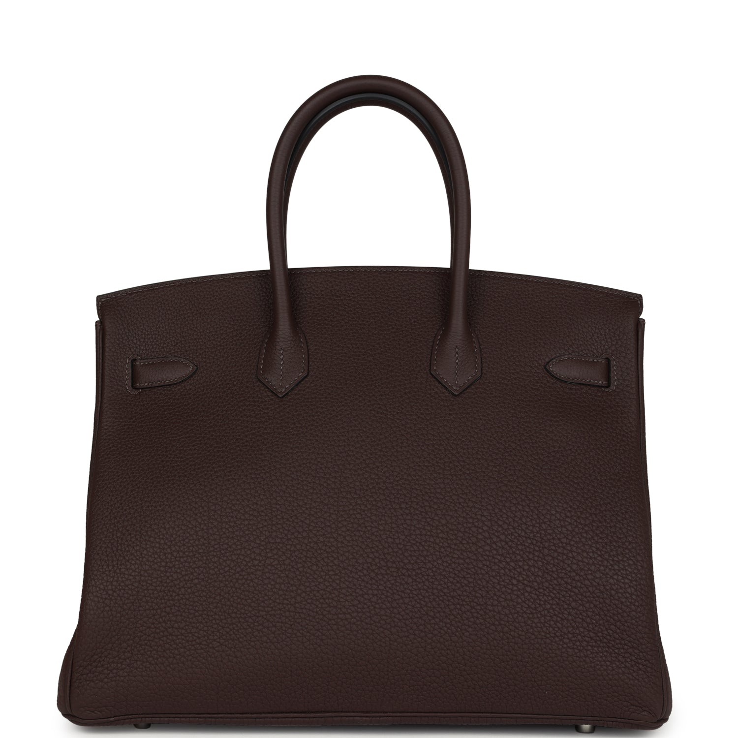 Hermes Birkin 35 Chocolate Togo Palladium Hardware - Image 4
