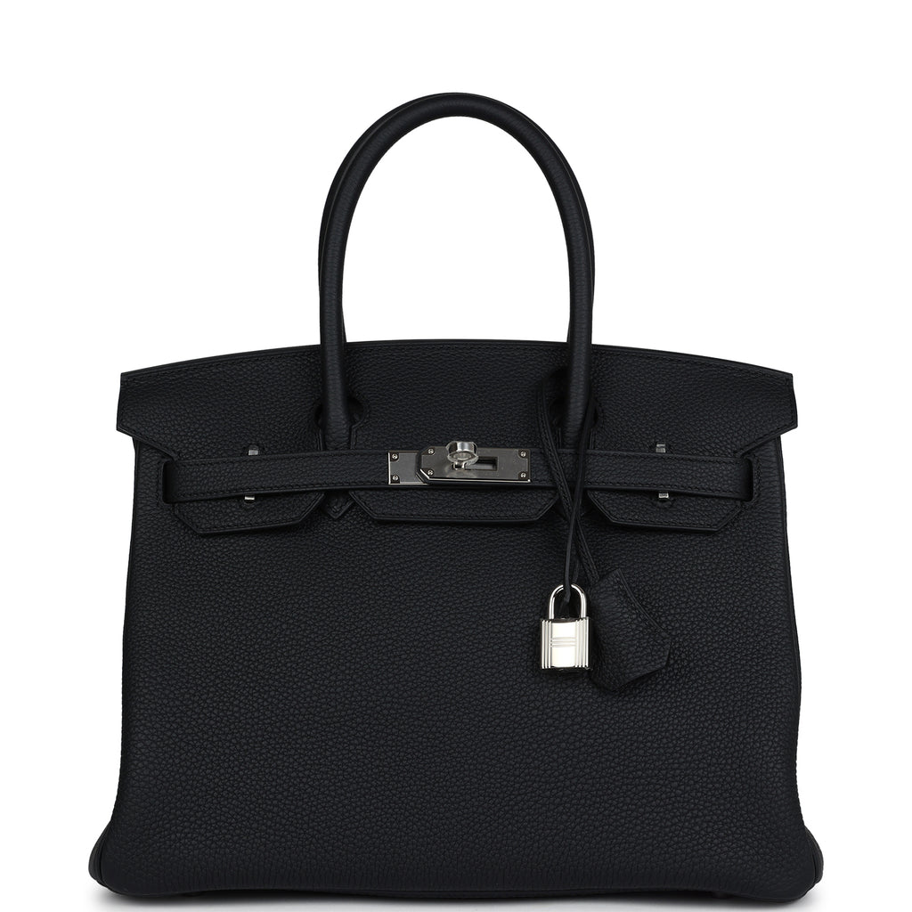 Hermes Birkin 30 Black Togo Palladium Hardware - Image 6