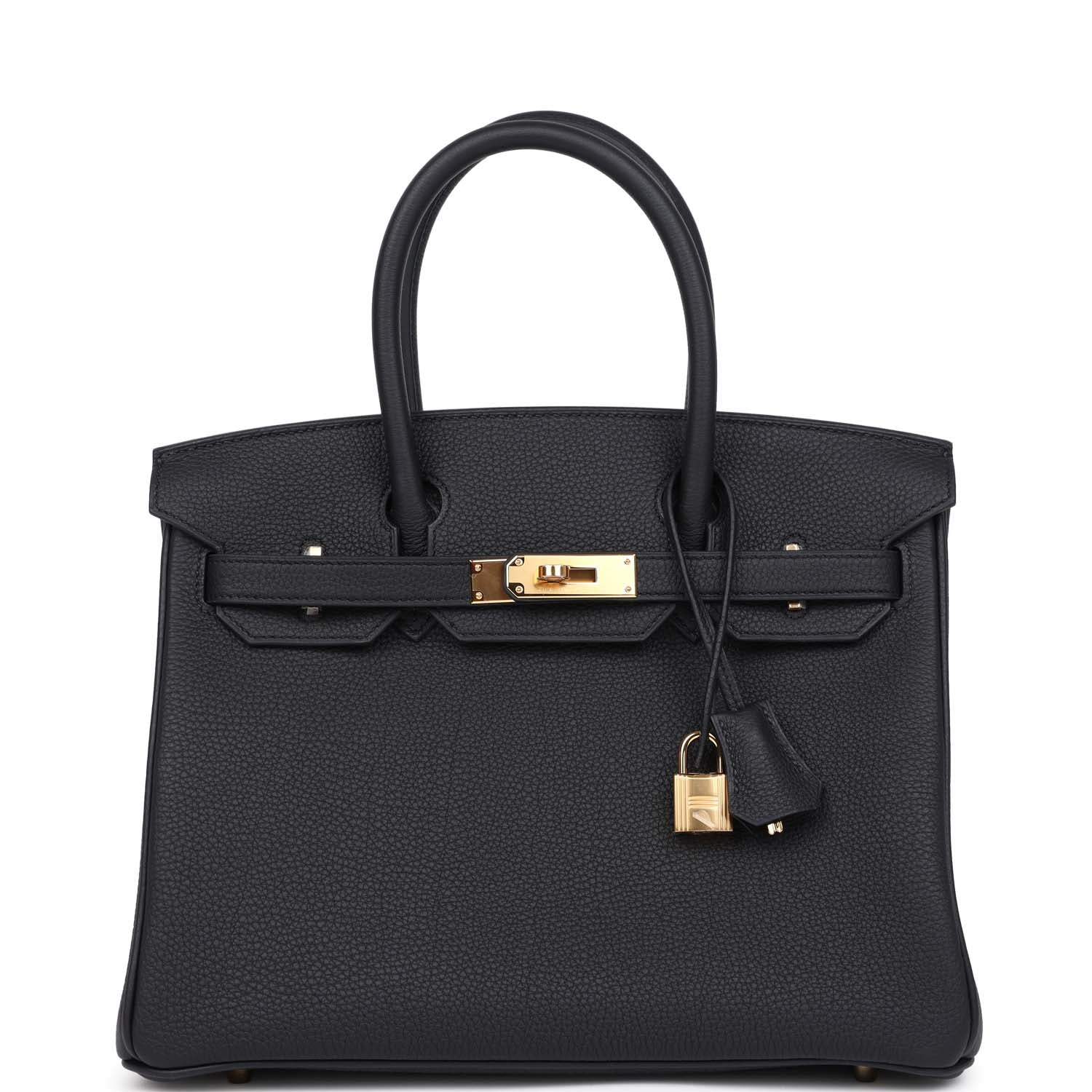 Hermes Birkin 30 Black Togo Gold Hardware - Image 6