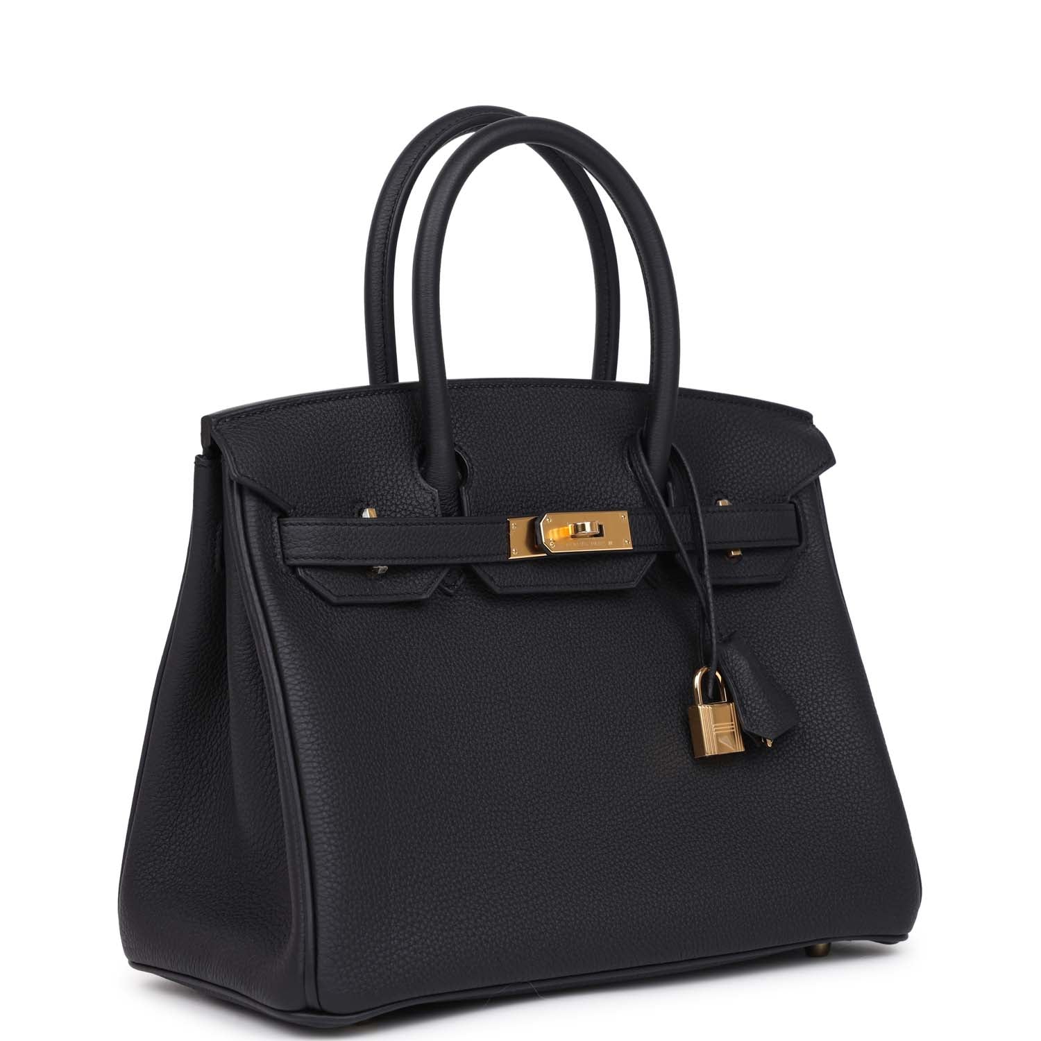 Hermes Birkin 30 Black Togo Gold Hardware - Image 8