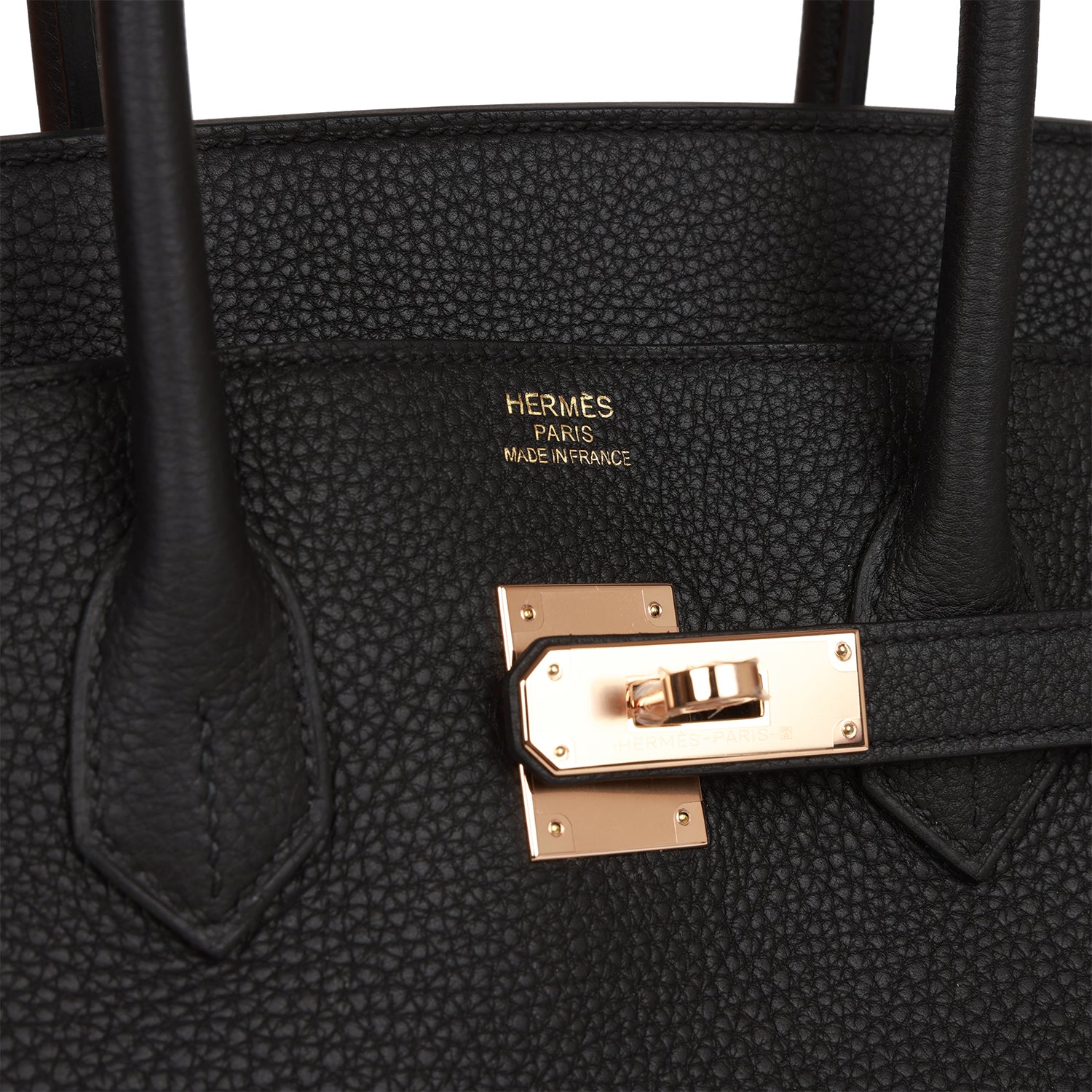 Hermes Birkin 35 Black Togo Rose Gold Hardware - Image 4