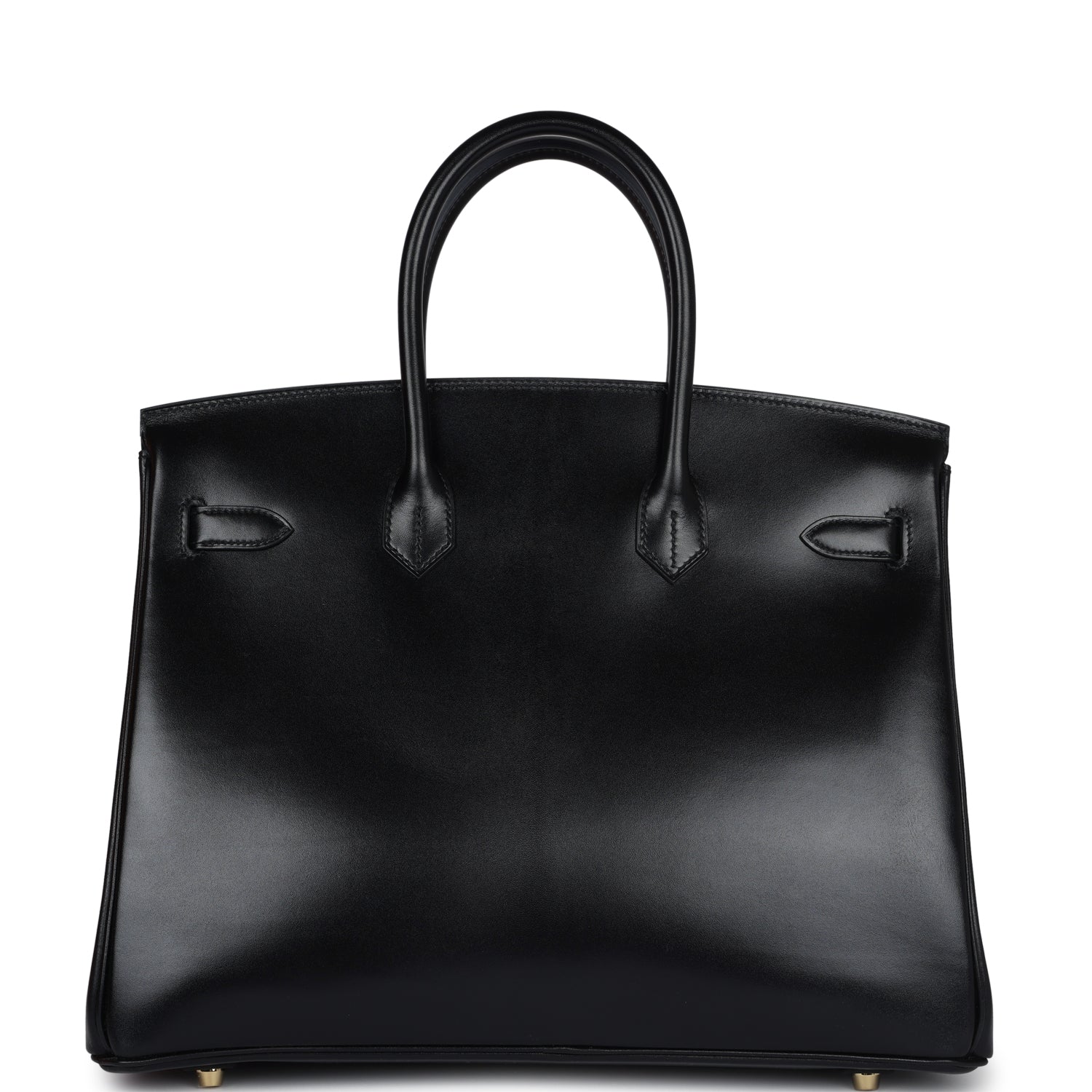 Hermes Birkin 35 Black Box Gold Hardware - Image 6