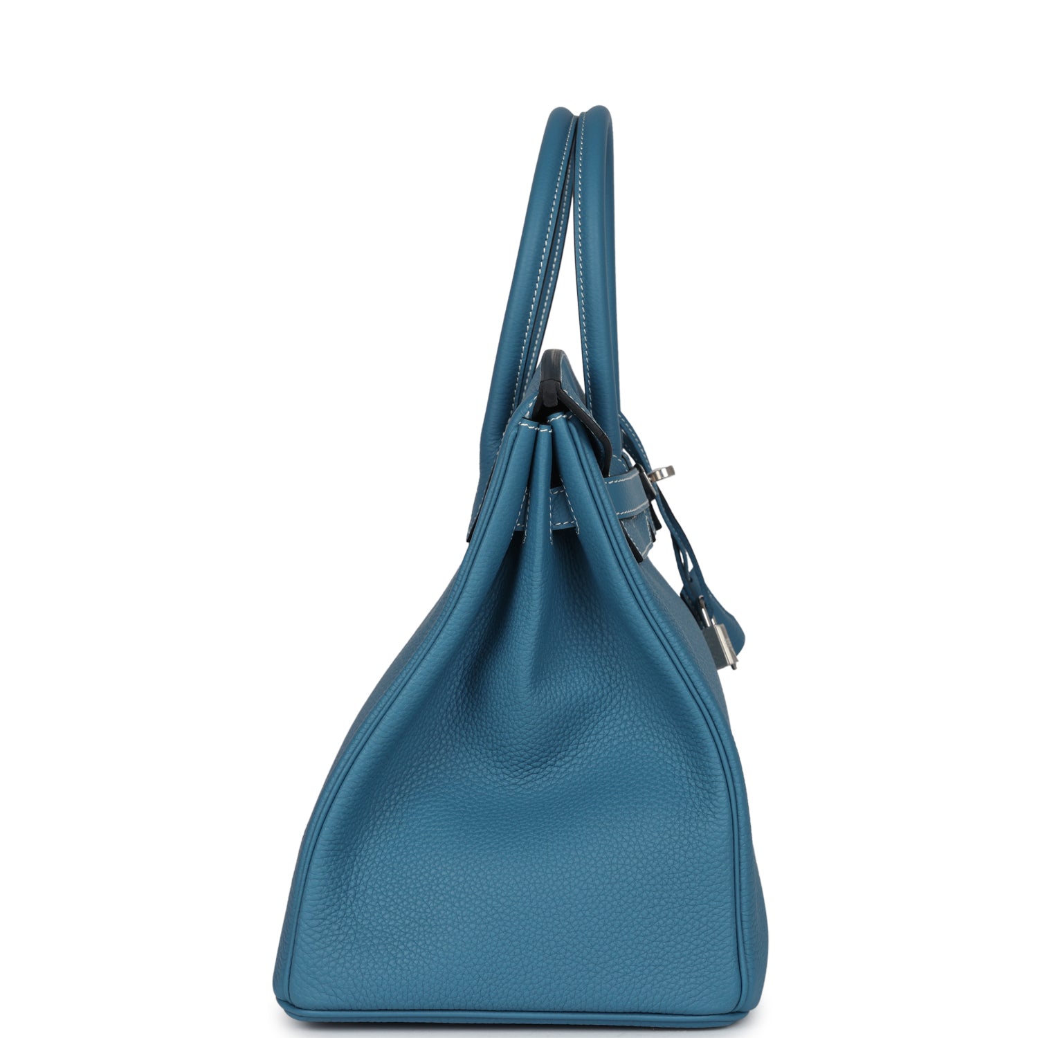 Hermes Birkin 35 Blue Jean Togo Palladium Hardware - Image 8
