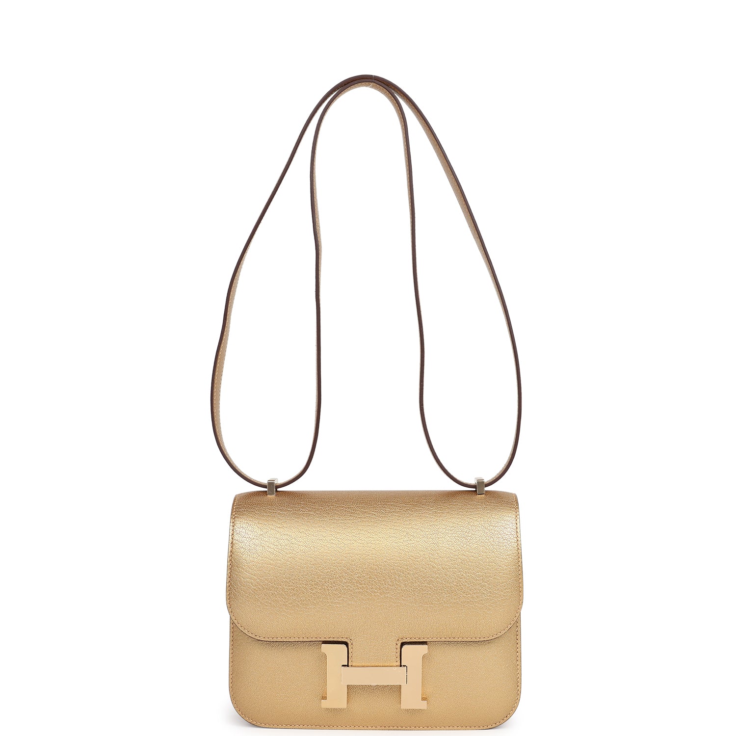 Hermes Constance 18 Dore Chamkilight Chevre Permabrass Hardware - Image 6