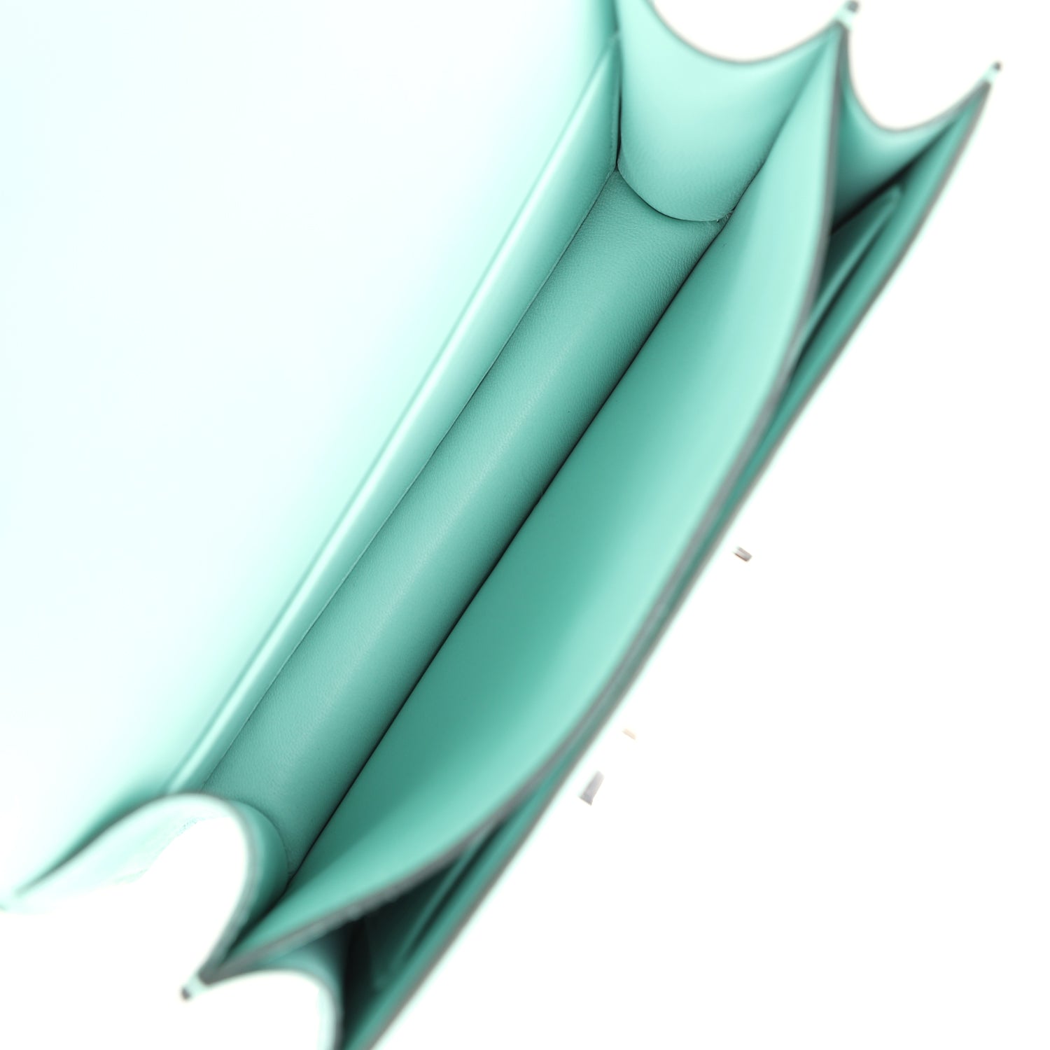 Hermes Constance 18 Aqua Chevre Palladium Hardware - Image 2