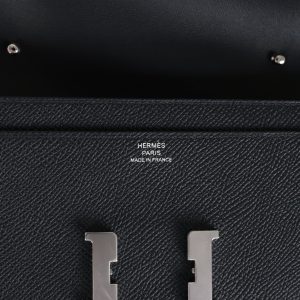 Hermes Constance Wallet To Go Black Epsom Palladium Hardware