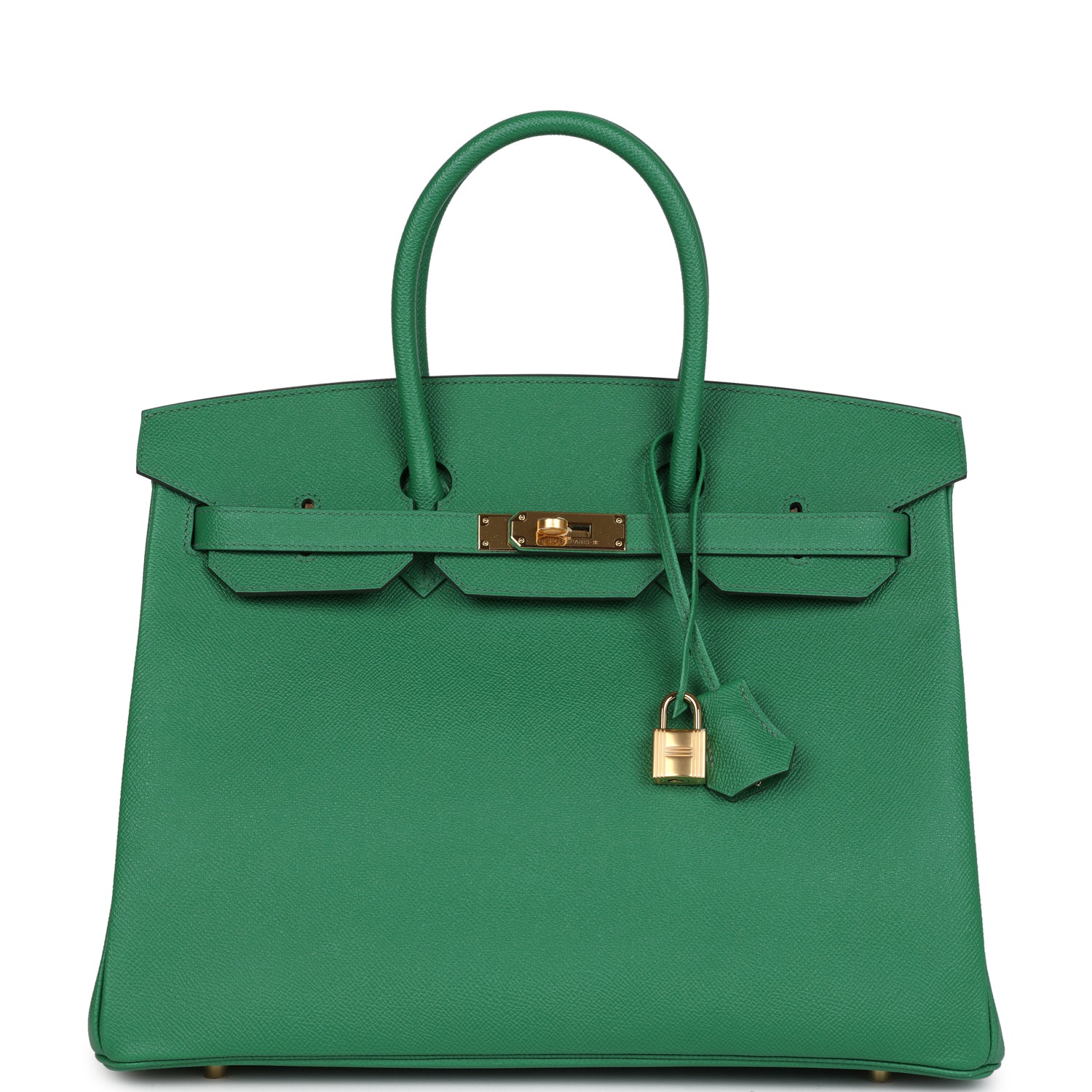 Hermes Birkin 35 Cactus Epsom Gold Hardware - Image 4