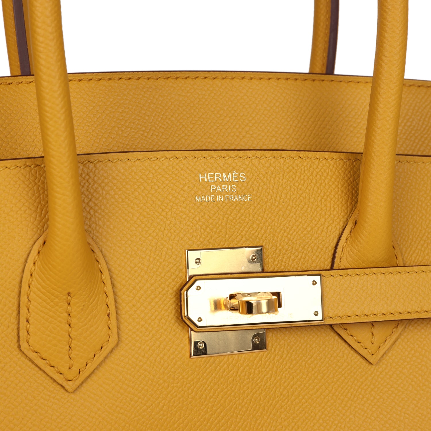 Hermes Birkin 35 Jaune Ambre Epsom Gold Hardware - Image 4