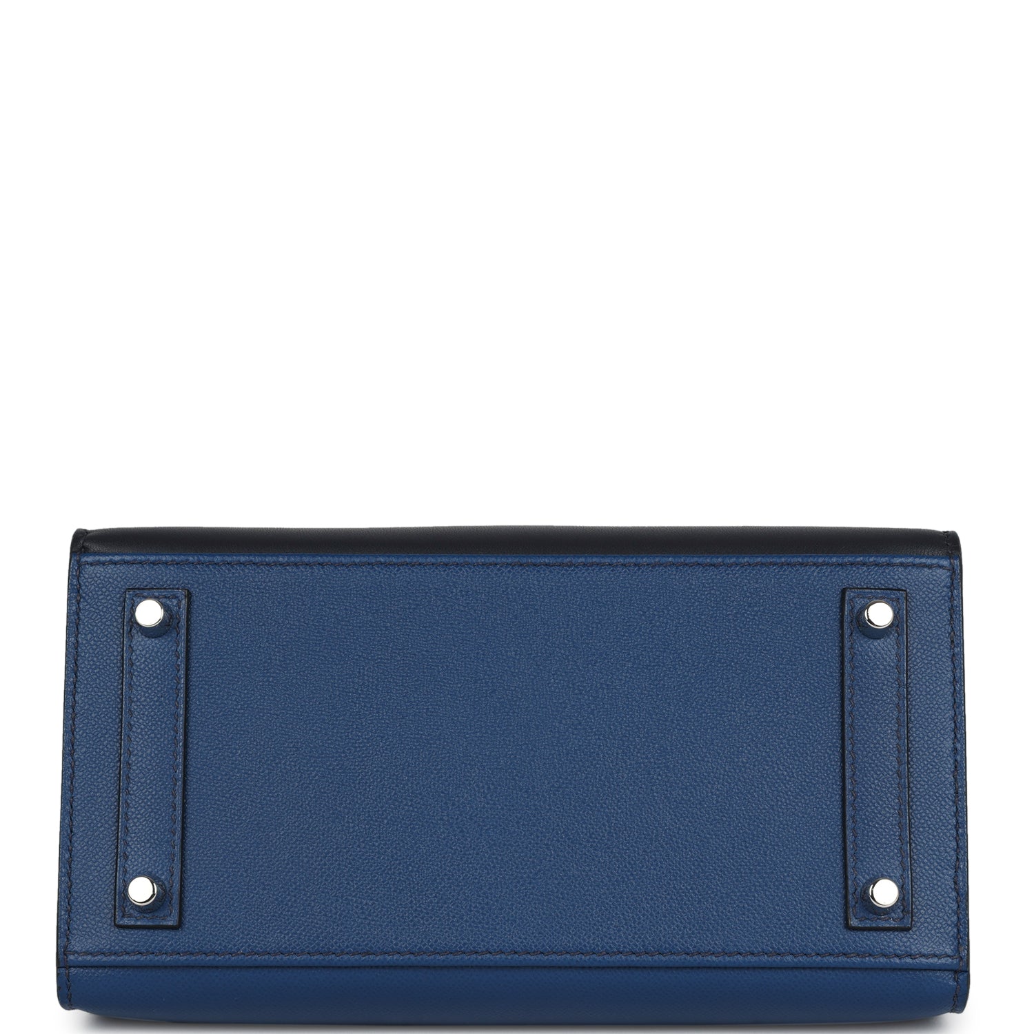 Hermes Night Sac Faubourg Birkin 20 Bleu Marine Matte Alligator Palladium Hardware - Image 3