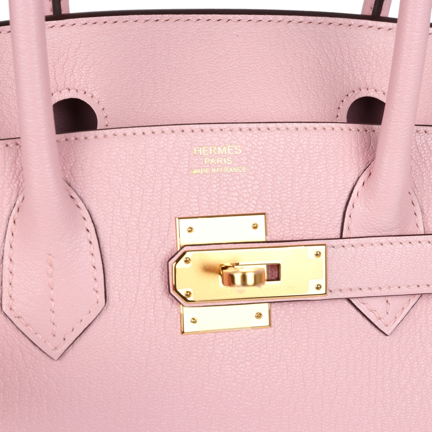 Hermes Birkin 30 Rose Sakura Chevre Mysore Gold Hardware - Image 7