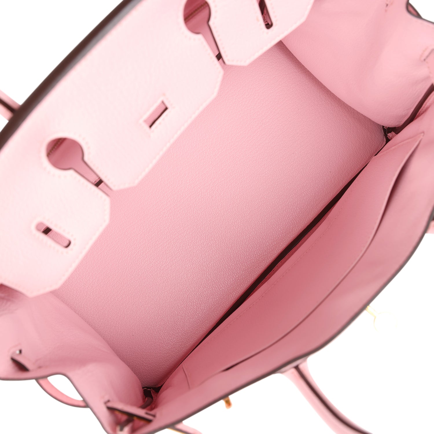 Hermes Birkin 30 Rose Sakura Chevre Mysore Gold Hardware - Image 4