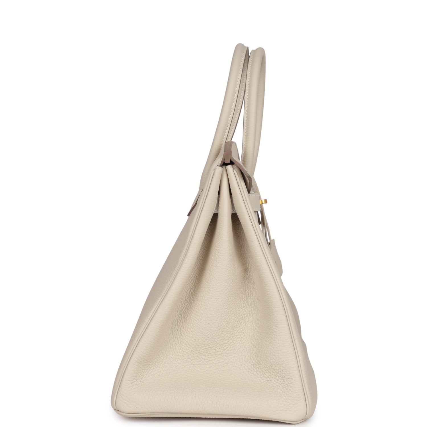 Hermes Birkin 35 Craie Togo Gold Hardware - Image 8