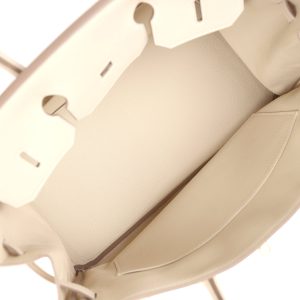 Hermes Birkin 35 Craie Togo Gold Hardware