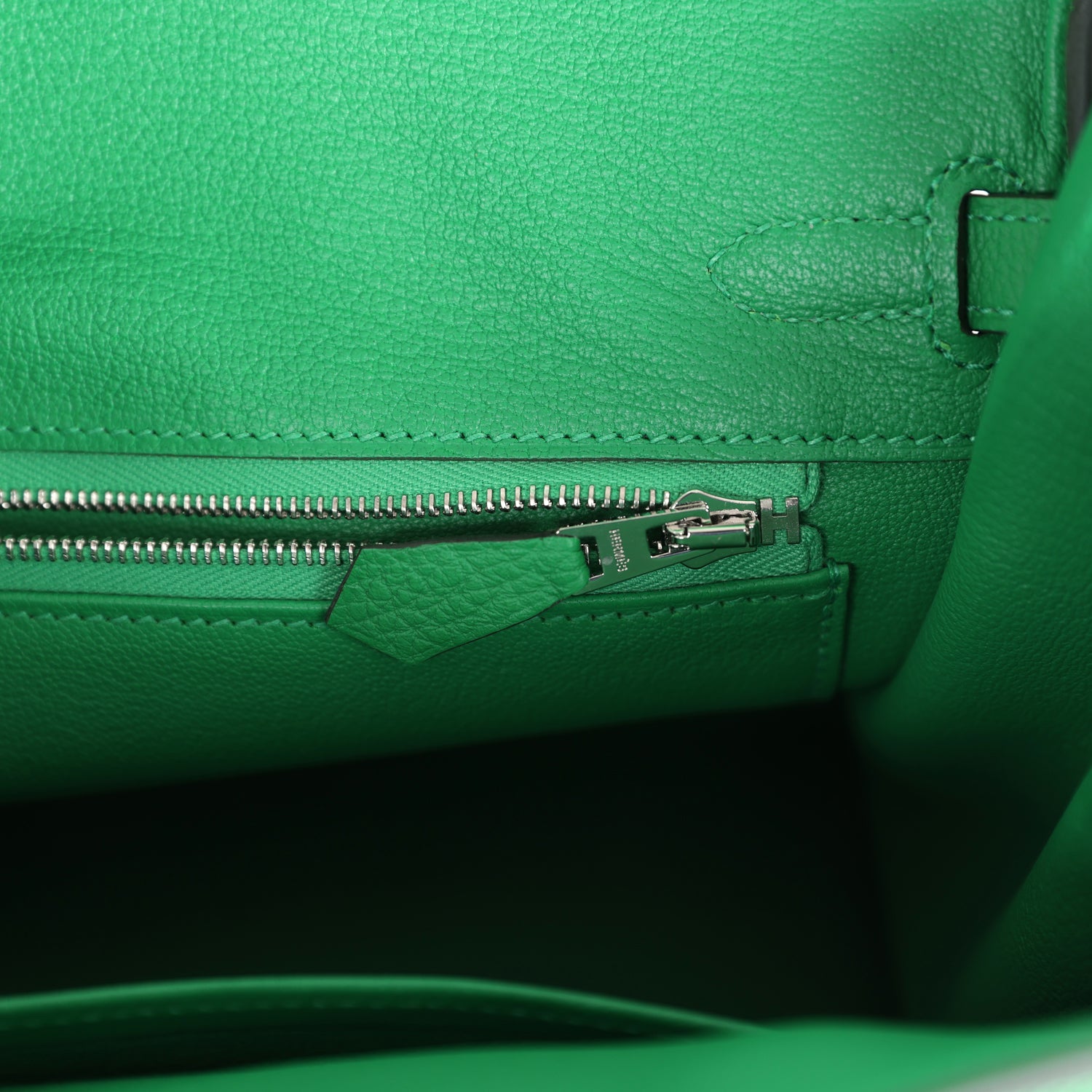 Hermes Birkin 25 Bambou Togo Palladium Hardware - Image 6