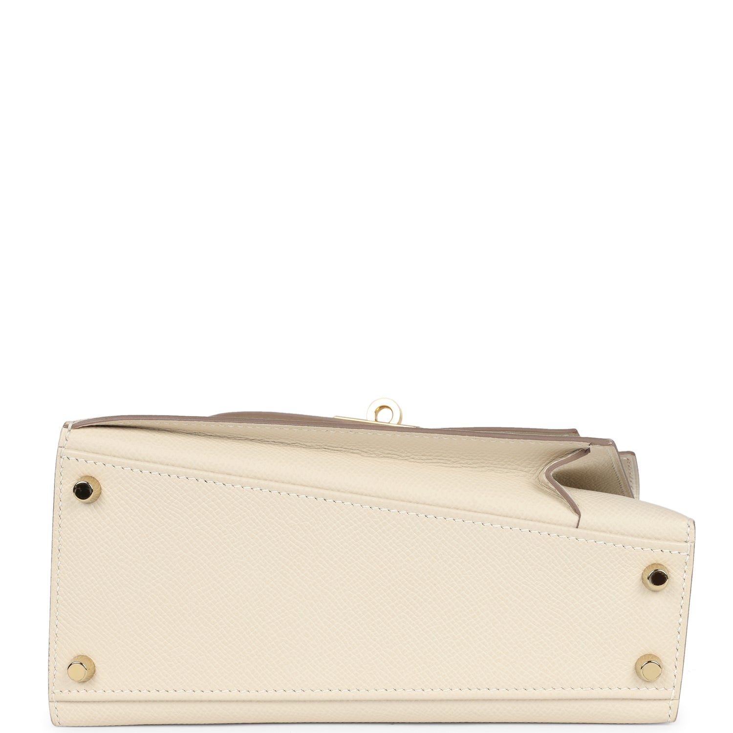 Hermes Kelly Sellier en Desordre 20 Craie Epsom Gold Hardware