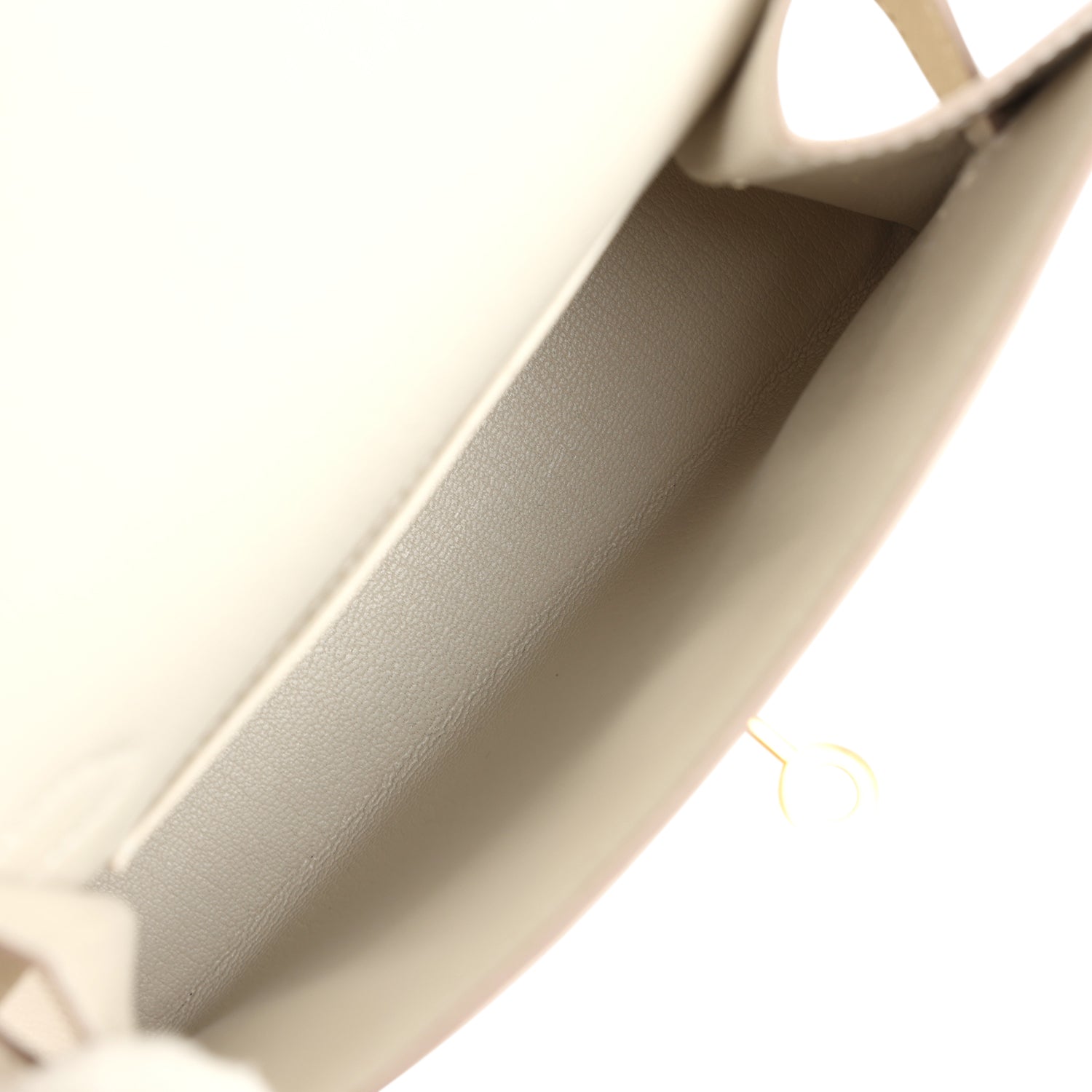 Hermes Kelly Sellier en Desordre 20 Craie Epsom Gold Hardware - Image 2