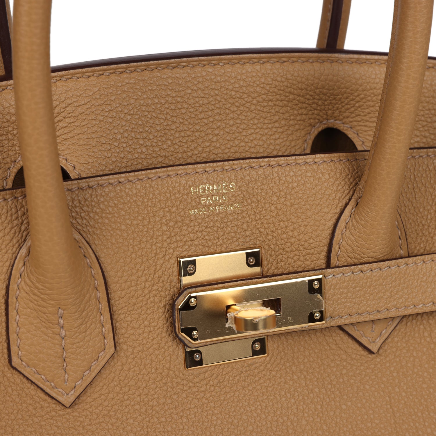 Hermes Birkin 30 Biscuit Togo Gold Hardware - Image 2