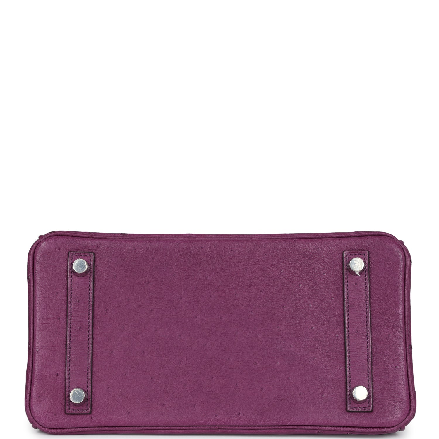 Hermes Birkin 25 Anemone Ostrich Palladium Hardware - Image 2