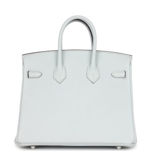 Hermes Birkin 25 Gris Platine Togo Palladium Hardware