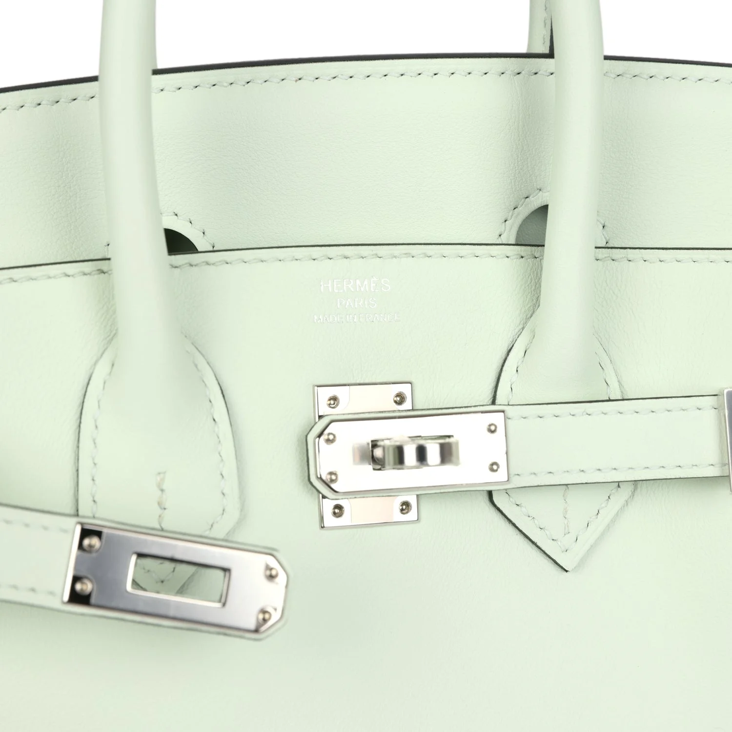 Hermes Birkin 25 Vert Fizz Swift Palladium Hardware - Image 2