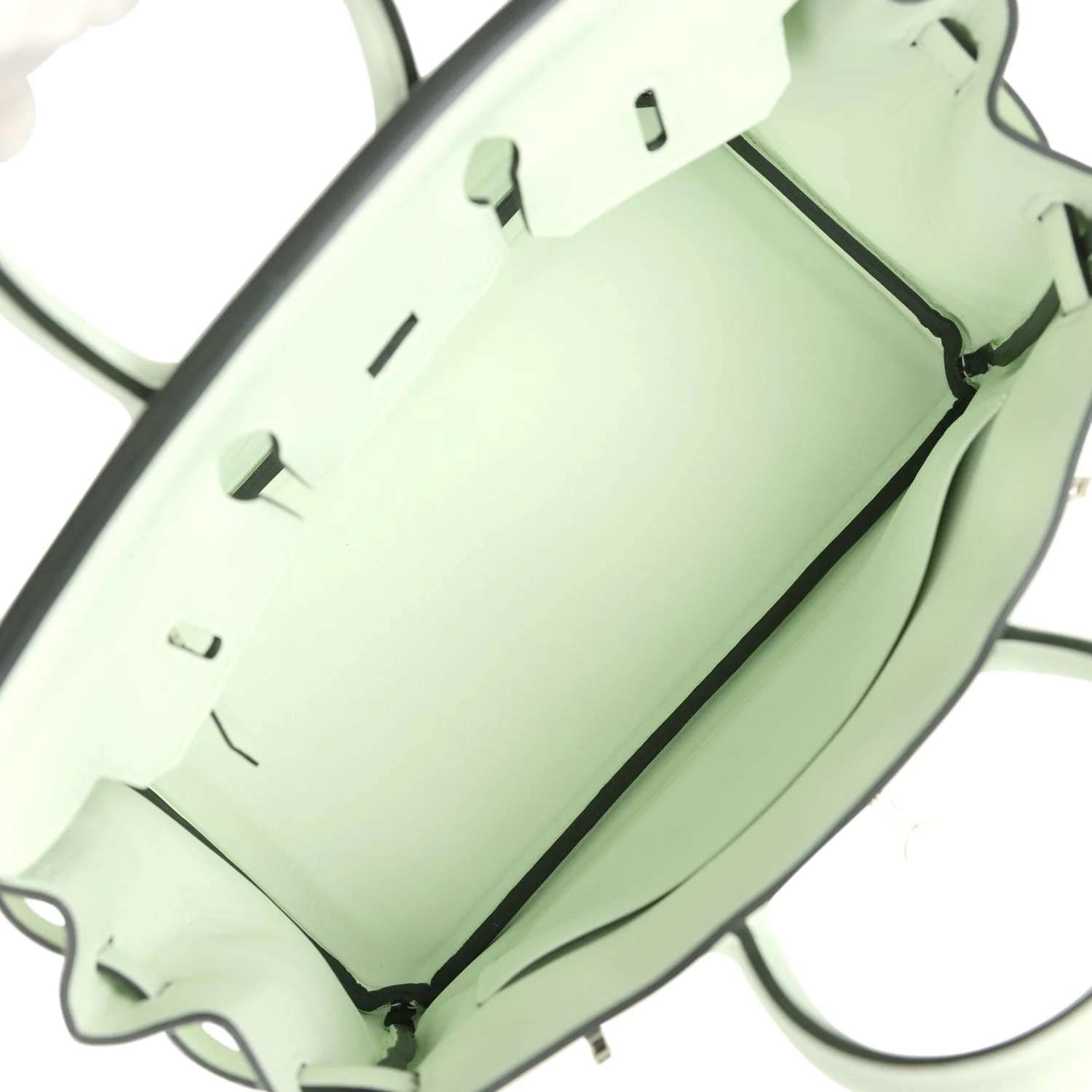 Hermes Birkin 25 Vert Fizz Swift Palladium Hardware - Image 8