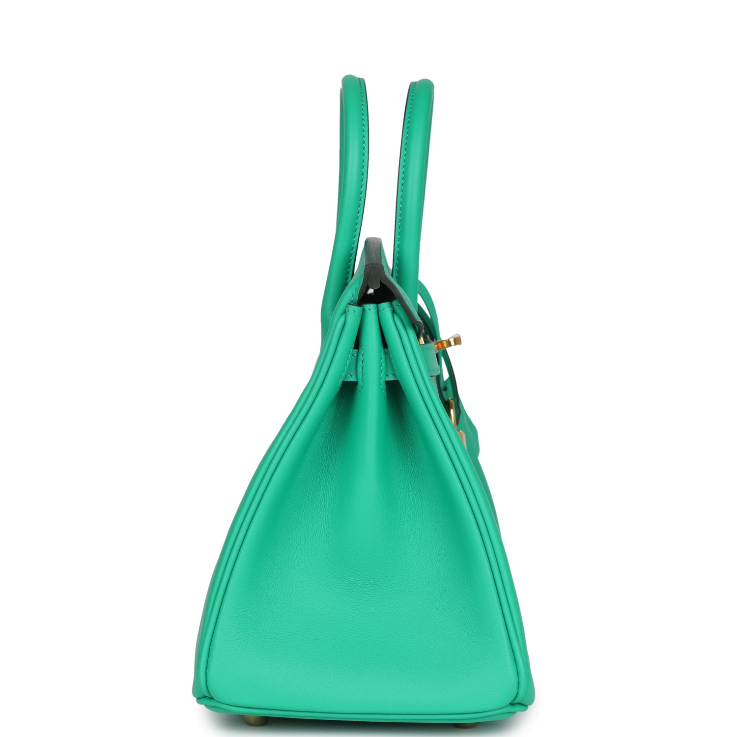 Hermes Birkin 25 Menthe Swift Gold Hardware - Image 5