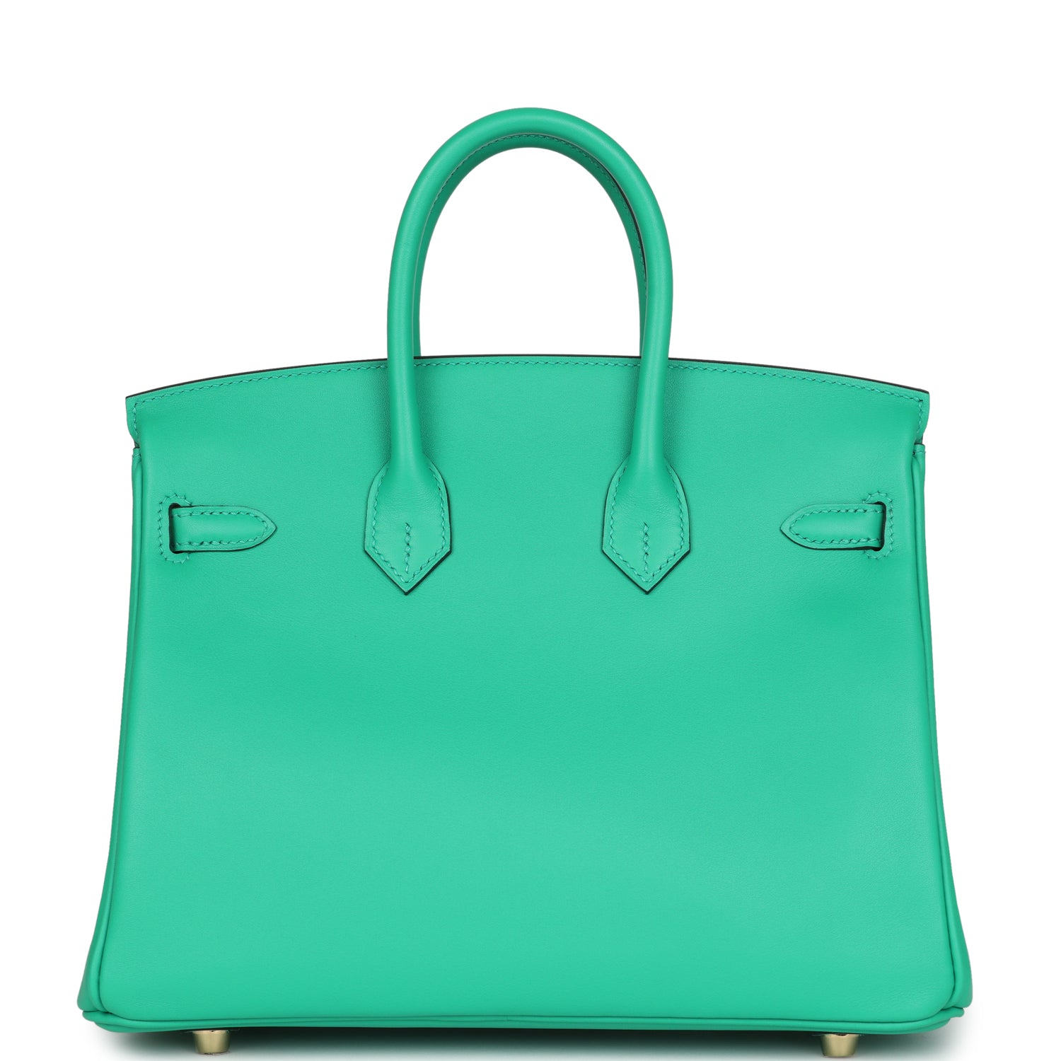 Hermes Birkin 25 Menthe Swift Gold Hardware - Image 8