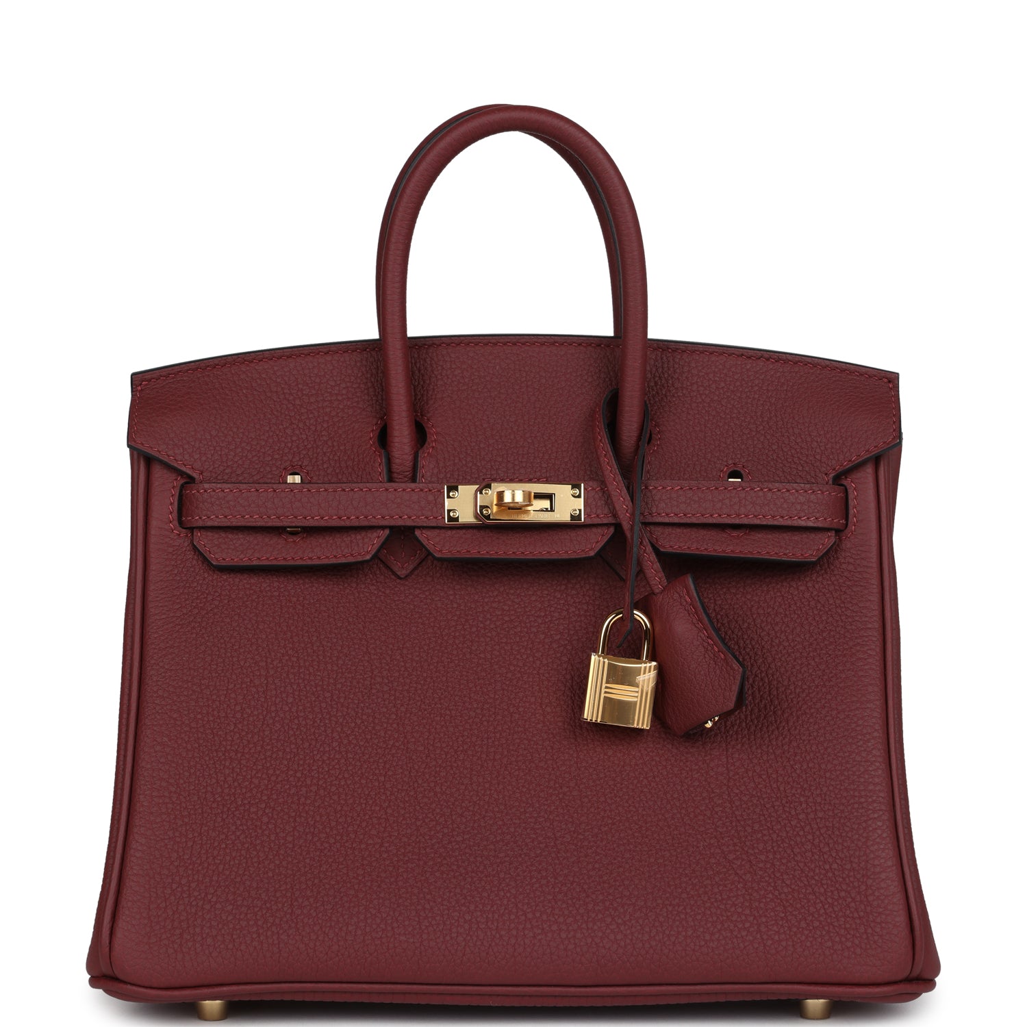 Hermes Birkin 25 Rouge H Togo Gold Hardware - Image 4