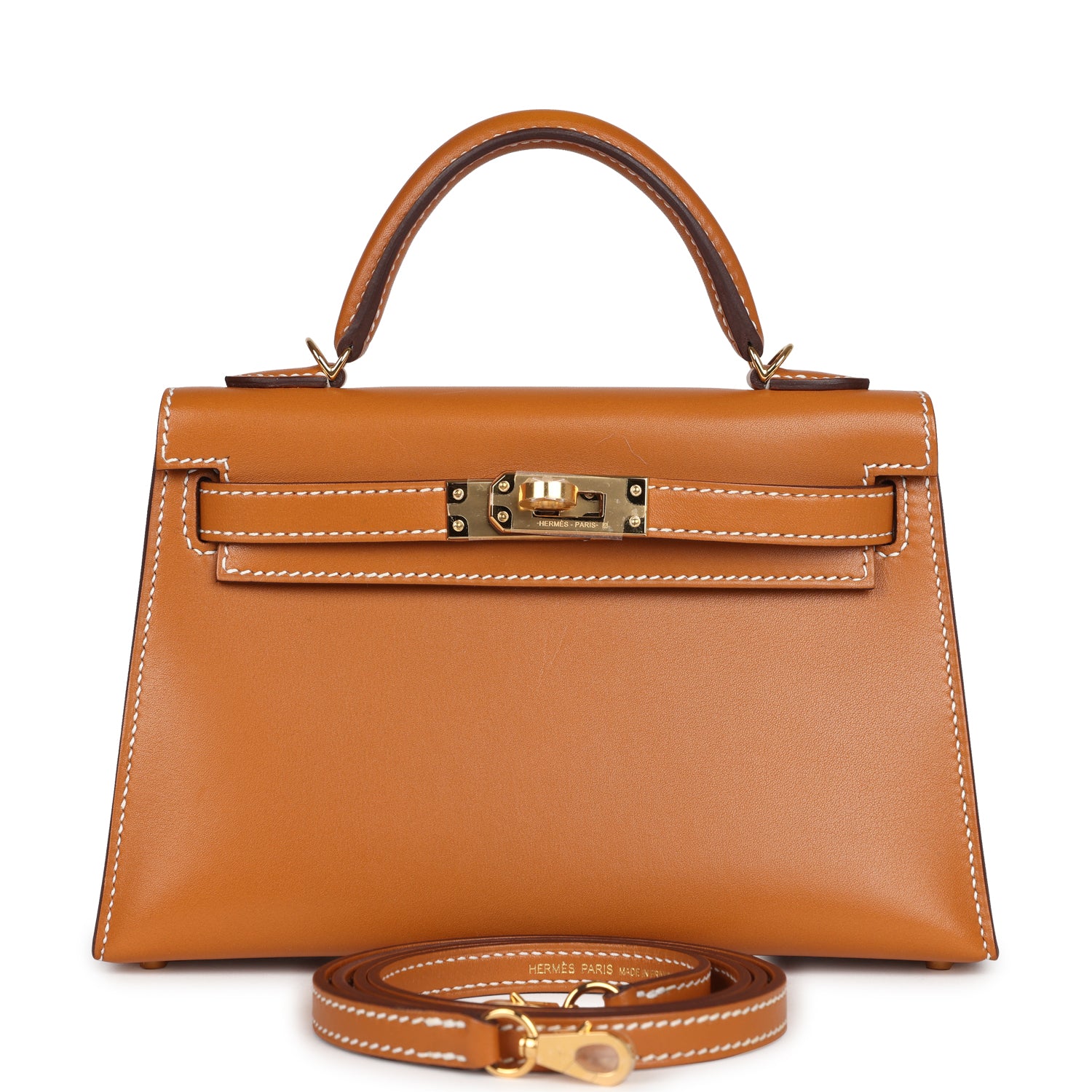 Hermes Kelly Sellier 20 Naturel Sable Butler Gold Hardware - Image 4