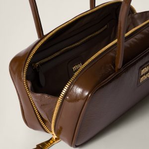 Beau naplak patent leather bag