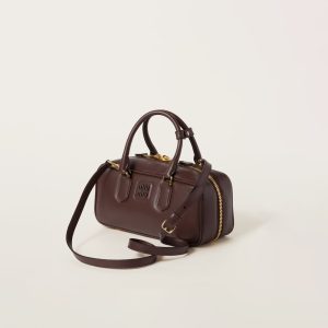 Large Arcadie leather bag