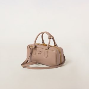 Large Arcadie leather bag