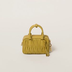 Small Arcadie matelassé nappa leather bag