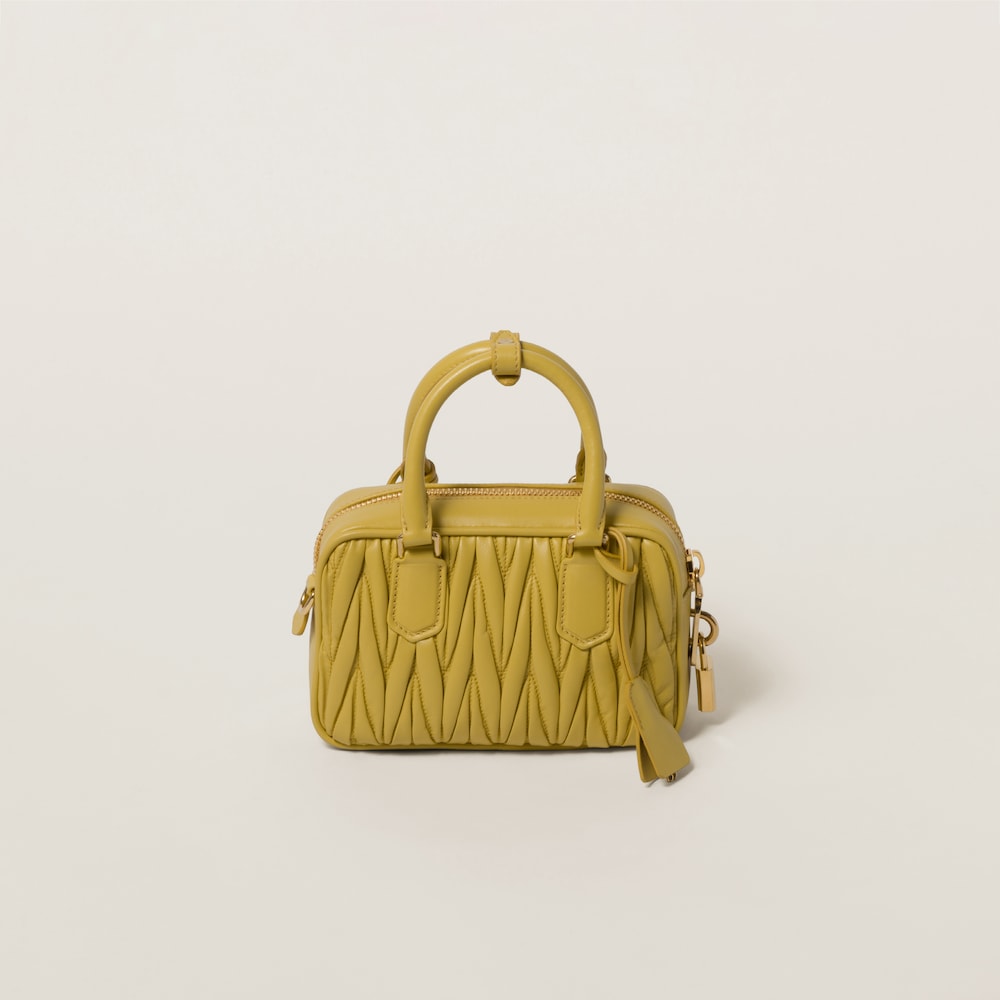 Small Arcadie matelassé nappa leather bag