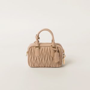 Small Arcadie matelassé nappa leather bag