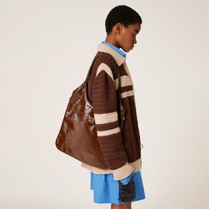 IVY naplak patent leather bag