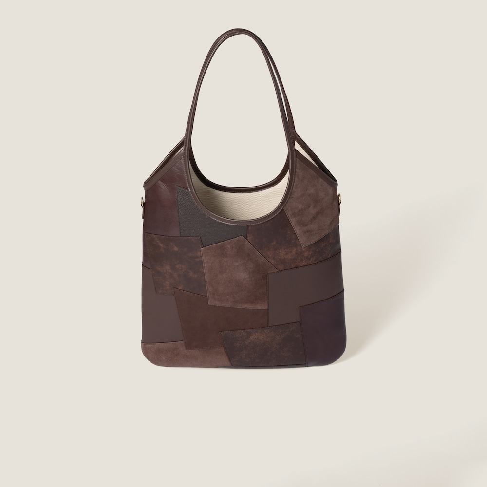 IVY leather patchwork bag - Image 4