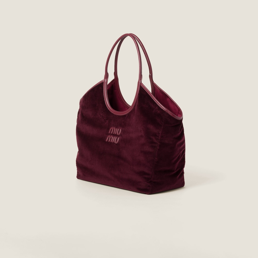 IVY corduroy shopping bag