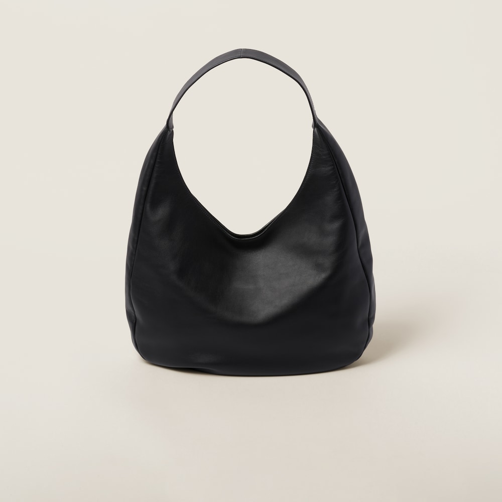 Nappa leather hobo bag - Image 2
