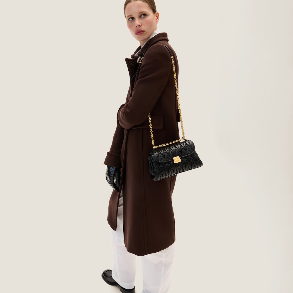 Matelassé nappa leather shoulder bag - Image 6