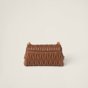 Matelassé nappa leather shoulder bag